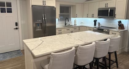 Lakefront 3-bedroom ranch style house totally renovated in 2025 Holland MA