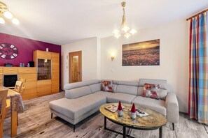 TV, stereo - Apartment 'Ruhrtal' with Private Terrace and Wi-Fi (Bestwig)