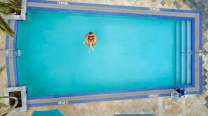 Outdoor pool, pool umbrellas, pool loungers - 2BR Condos at The Circ by Hosteeva (Hollywood)