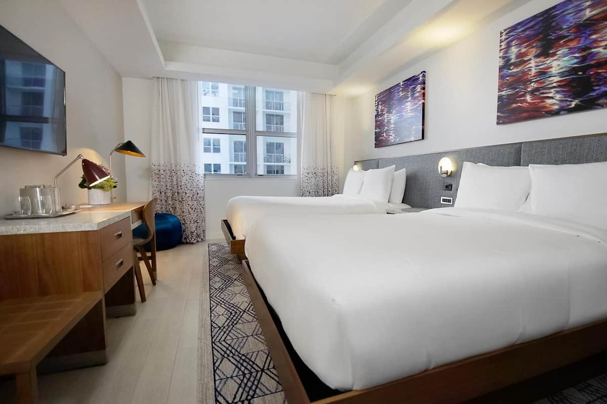 Appart'hôtel Familial, 2 chambres, non-fumeurs, balcon | Coffres-forts dans les chambres, décoration personnalisée