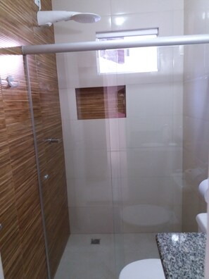 Junior Double Room, Patio | Bathroom - Pousada Universo Arraial (Porto Seguro)