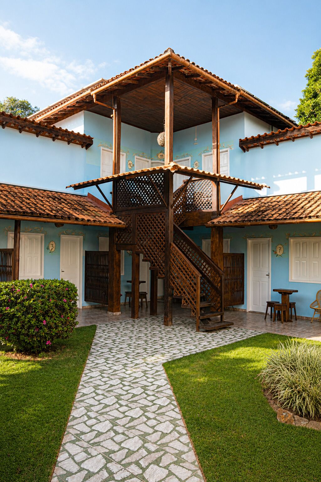 Suite com Varanda, Vista para o jardim e piscina | Vista para o jardim