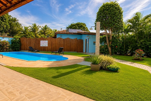Suite com Varanda, Vista para o jardim e piscina | Blick auf den Garten