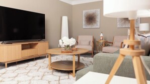 Living area - Travel Pro-Friendly Furnished 2BR  Fast Wi-Fi + Workspace  Quiet Saginaw Home (Saginaw)