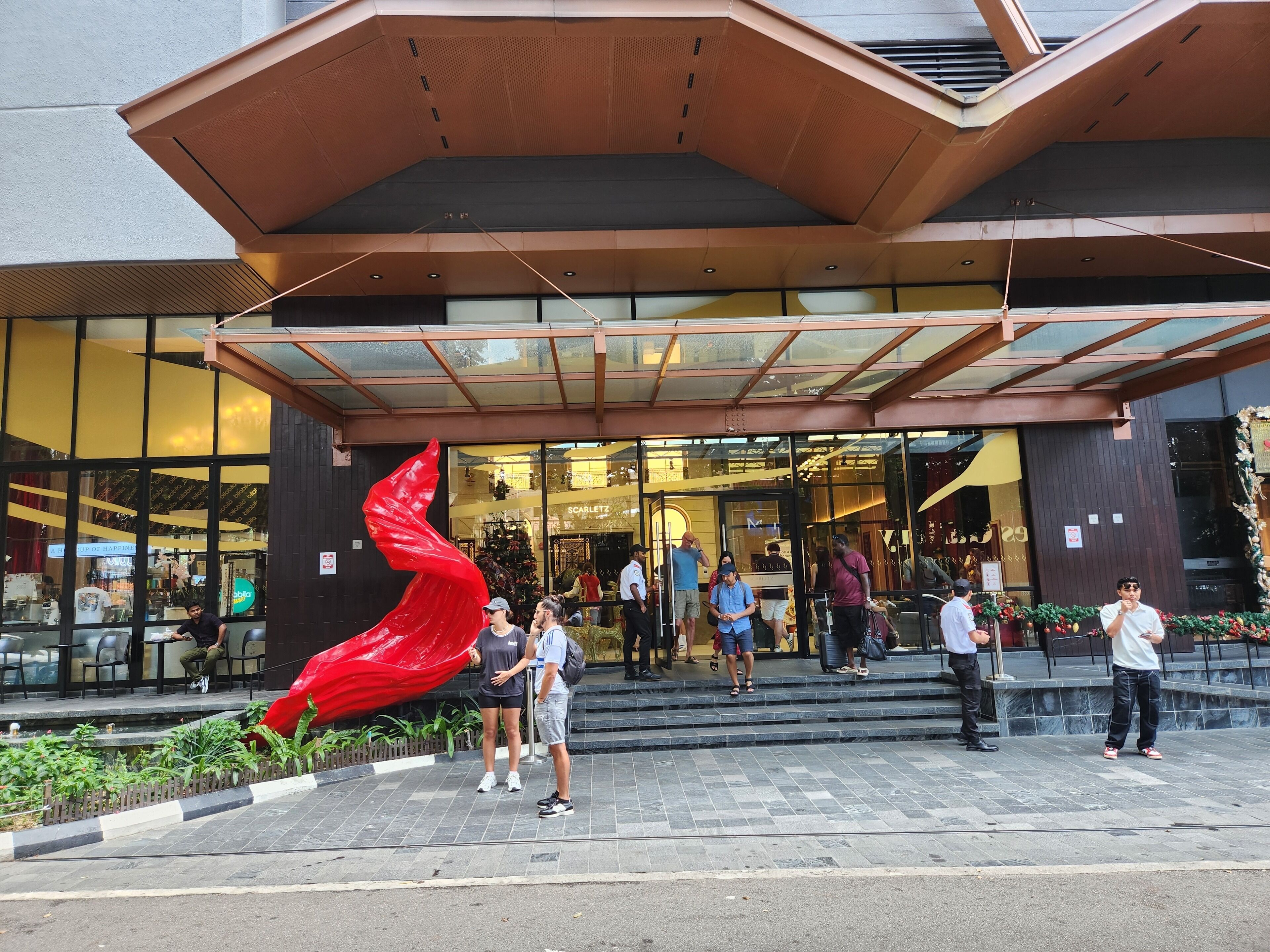 Overnatningsstedets facade