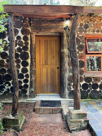 Exterior detail. Enchanting Forest Cottage in Hogsback