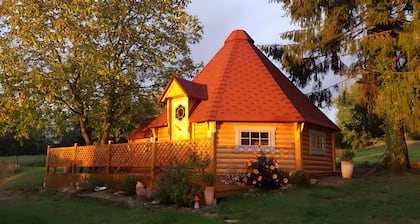 Unusual Room 'L'Écureuil' – Finnish Kota Near Jura