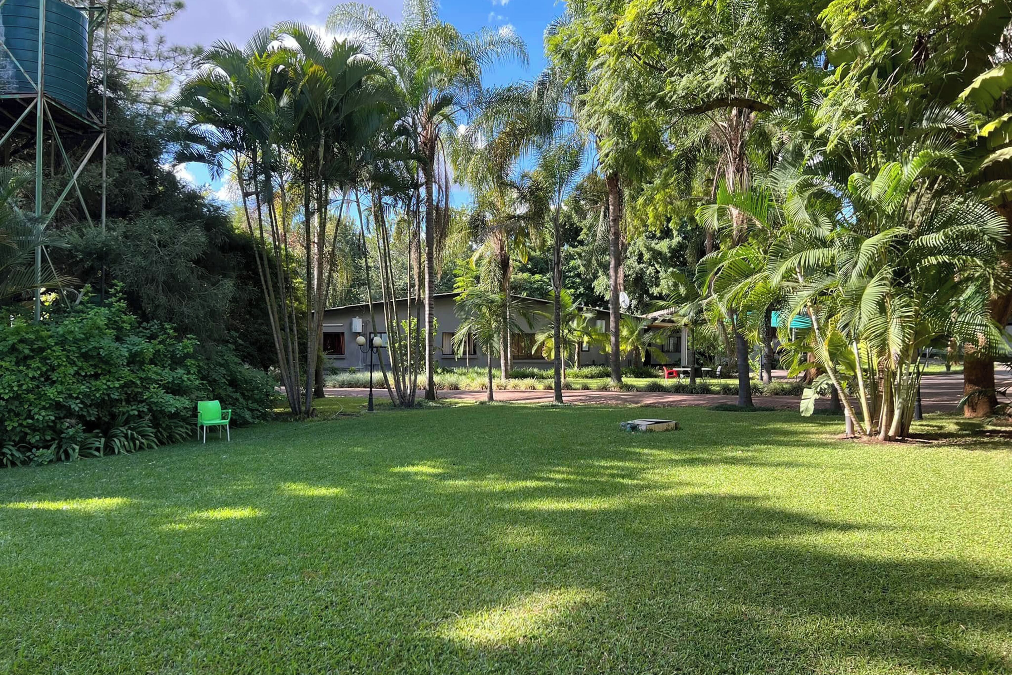 Outdoor wedding area