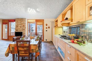 Dining - Appartamento I 2 Pini for 6 With Balcony (Sauze d'Oulx)