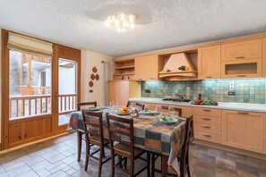 Dining - Appartamento I 2 Pini for 6 With Balcony (Sauze d'Oulx)