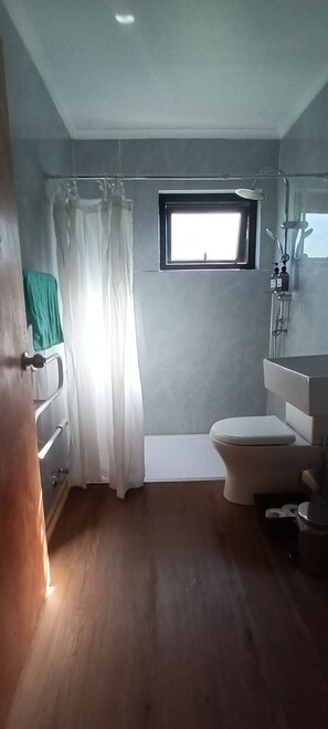 Shower, hair dryer, towels, soap - Casa Chucao, countryside, nature, tranquility, nearby walks (Frutillar)