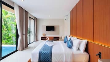 Escritorio, wifi gratis y ropa de cama