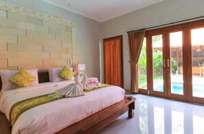 Villa, 2 Bedrooms, Pool View | Desk, free WiFi, bed sheets - Three Brothers Villas and Suite Munggu (Munggu)