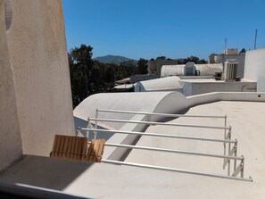 View from property - Cozy 3-bedroom apartment with AC in the heart of Thira (Thira)