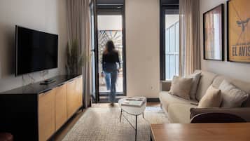 Apartment, 1 Bedroom, Terrace | Living area