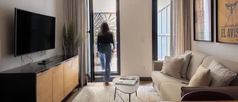 Apartment, 1 Bedroom, Terrace | Living area