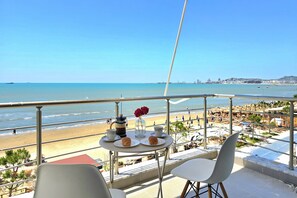 Family Apartment, Multiple Bedrooms, Sea Facing (Dream View Apartment Durres 119) | Outdoor dining - Dream View Apartment Durres 119 (Durrës)
