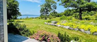 Spacious, bright, oceanfront house on the Blue Hill Peninsula.
