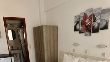 Classic Double Room, Balcony, Sea View | In-room safe, desk, laptop workspace, blackout drapes