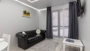 Appartement Classique, vue ville | Coin séjour