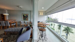 Căn hộ tiện nghi đơn giản, 3 phòng ngủ, lanai, quang cảnh biển | Lanai