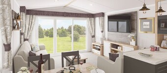 Stunning 3 bedroom static caravan on Haven Church farm