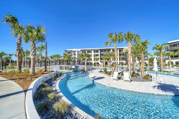 Pool - The Grove Juniper 217 - 1 Bedroom - Lazy River - Seascape Resort (Miramar Beach)