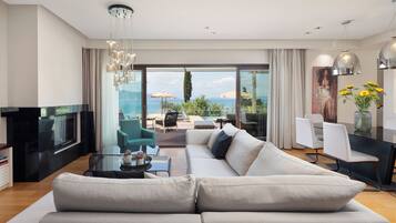 Huvila, merinäköala | Oleskelualue