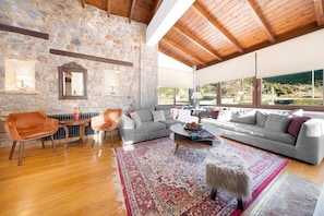 Smart TV, chimenea