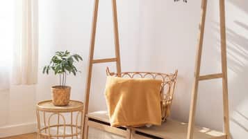 Blackout curtains, iron/ironing board, free WiFi