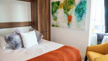 4 chambres, fer et planche Ă repasser, Wi-Fi, draps fournis