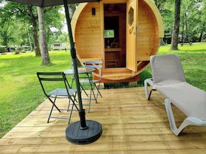 Ferienhütte | Terrasse/Patio