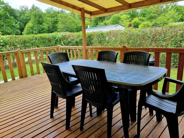 Bungalow Luxe, 3 chambres | Terrasse/Patio