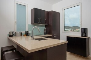 Private kitchen - Beach Front Condo   AMAZING PLACE TO SPEND YOUR VACATION Unit #401 (Simpson Bay)