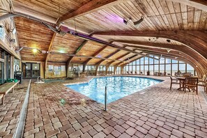 Indoor pool, a heated pool