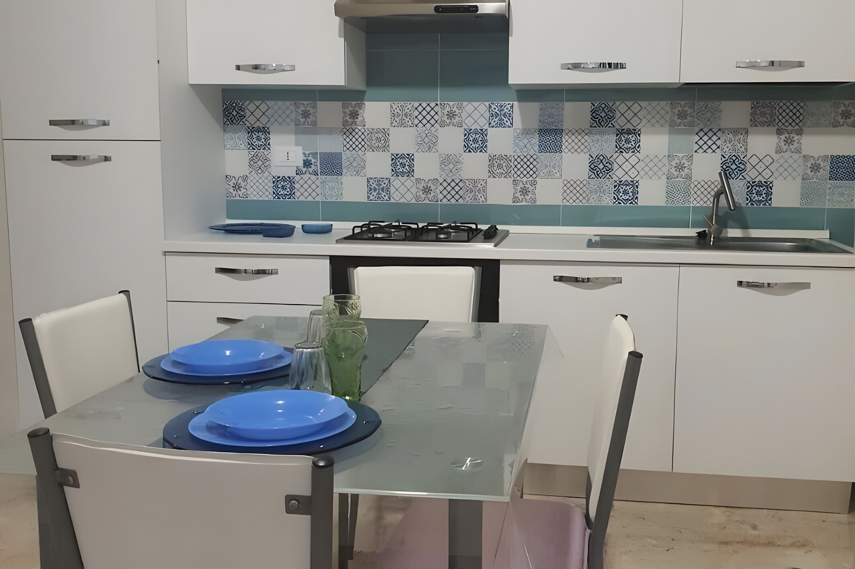 Fridge, stovetop, coffee/tea maker, cookware/dishes/utensils