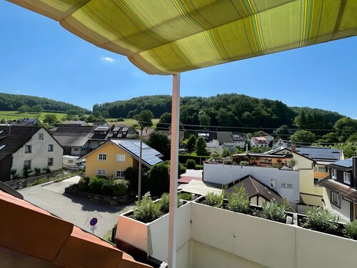 Apartment 'Dachwohnung Mit Blick Nach Basel' with Private Terrace, Shared Garden and Wi-Fi