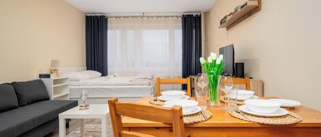 Apartament (109) | 起居区 | 平板电视