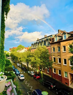 Blick von der Unterkunft