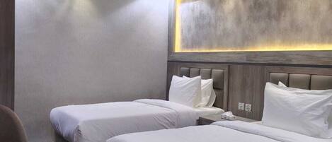 Egyptian cotton sheets, premium bedding, down duvets, in-room safe