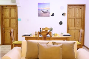 Interior - Sunset view suite personal Patio wiew panoramic mountain view and sunset (Trou D'eau Douce)