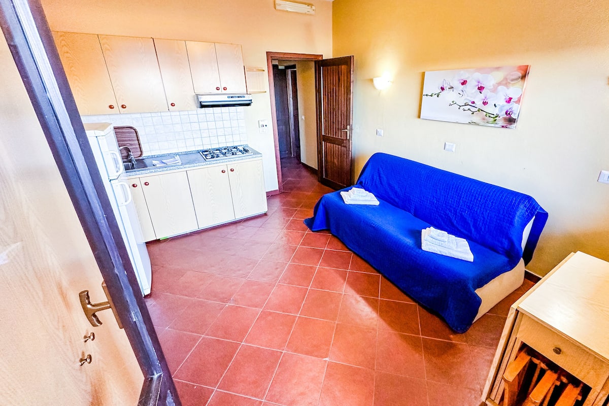 Departamento, vista al mar (Bilocale) | Área de sala de estar