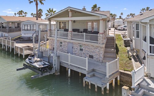 Stylish Canal-Front Home with Private Dock
