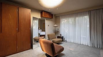 Suite Prestigio, vista a la ciudad | Área de sala de estar