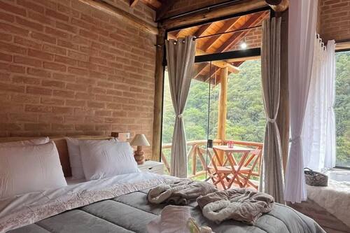 Romantic Chalet, Kitchen, Mountain View