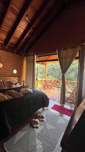 Romantic Chalet, 1 Queen Bed, Air conditioning, Mountain View - Chalés Estância Verdejante (Sapucaí-Mirim)