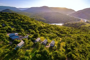 Aerial view - Matatane Wilderness Camp (Babanango Game Reserve)