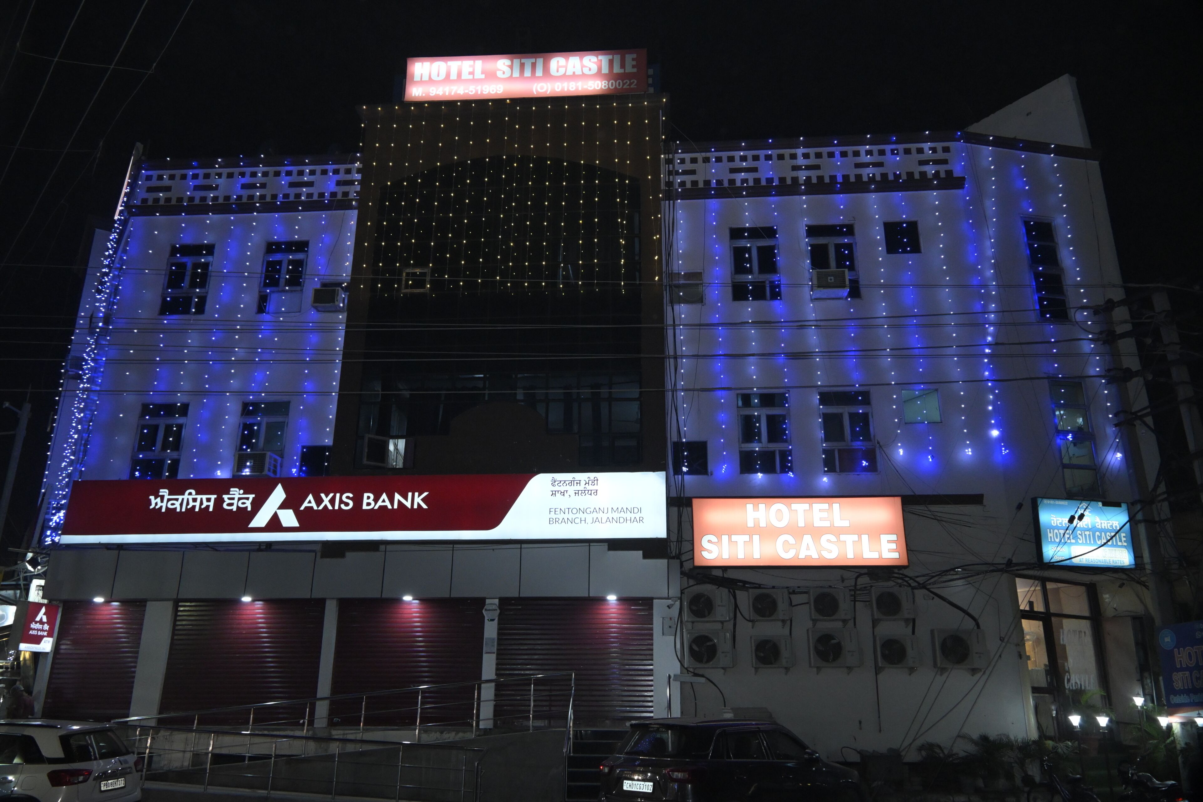 Façade de l’hébergement - soirée/nuit