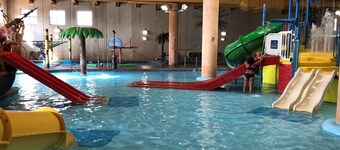 Cabin 233 at Bridges Bay Resort sleeps up to 7 - comes with 6 daily pool passes