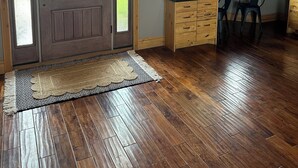 A room with a wooden door, a desk, a chair, and a window. - Ranch house in Arimo, Idaho with beautiful views, huge yard, and room to gather. (Arimo)